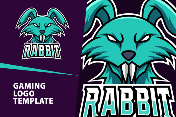 Download Rabbit Mascot Gaming Logo Design - Mascot Collection